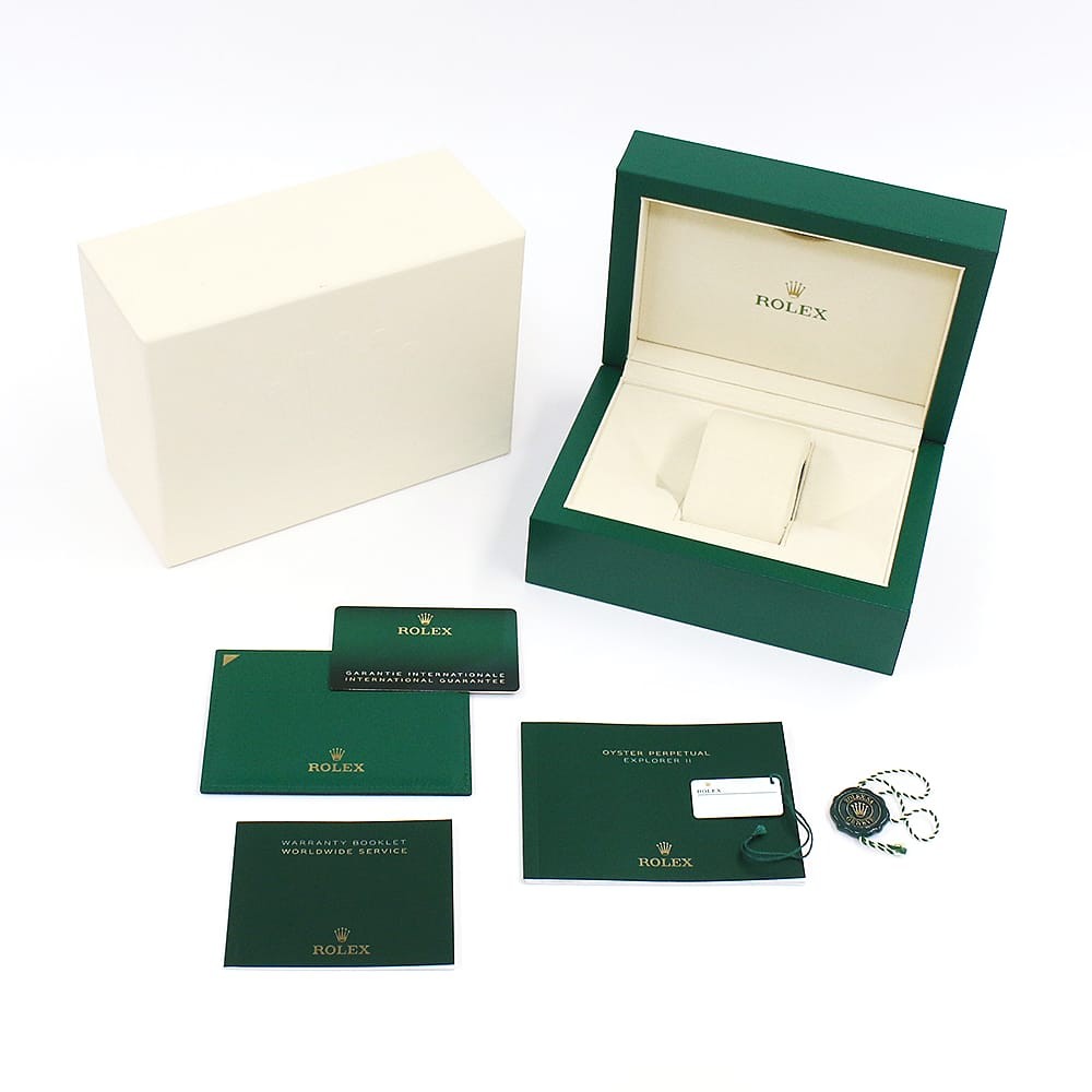 ROLEX Explorer II 216570 black Random Number second hand mens