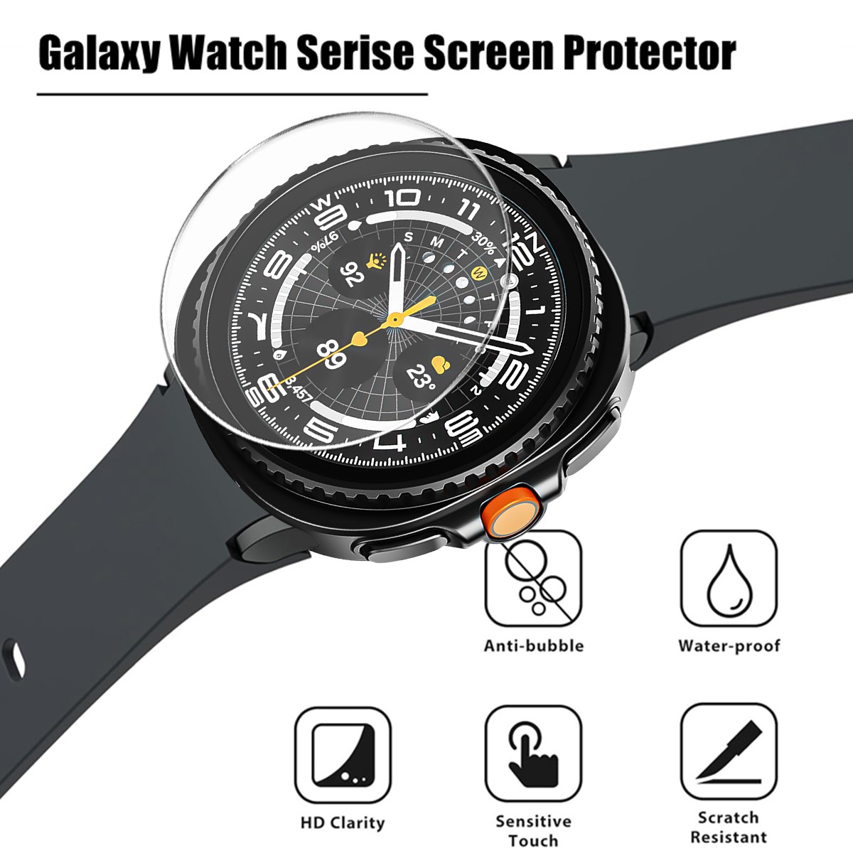 Tempered Glass for Samsung Galaxy Watch 8Classic/8 40/44mm Screen Protector Film