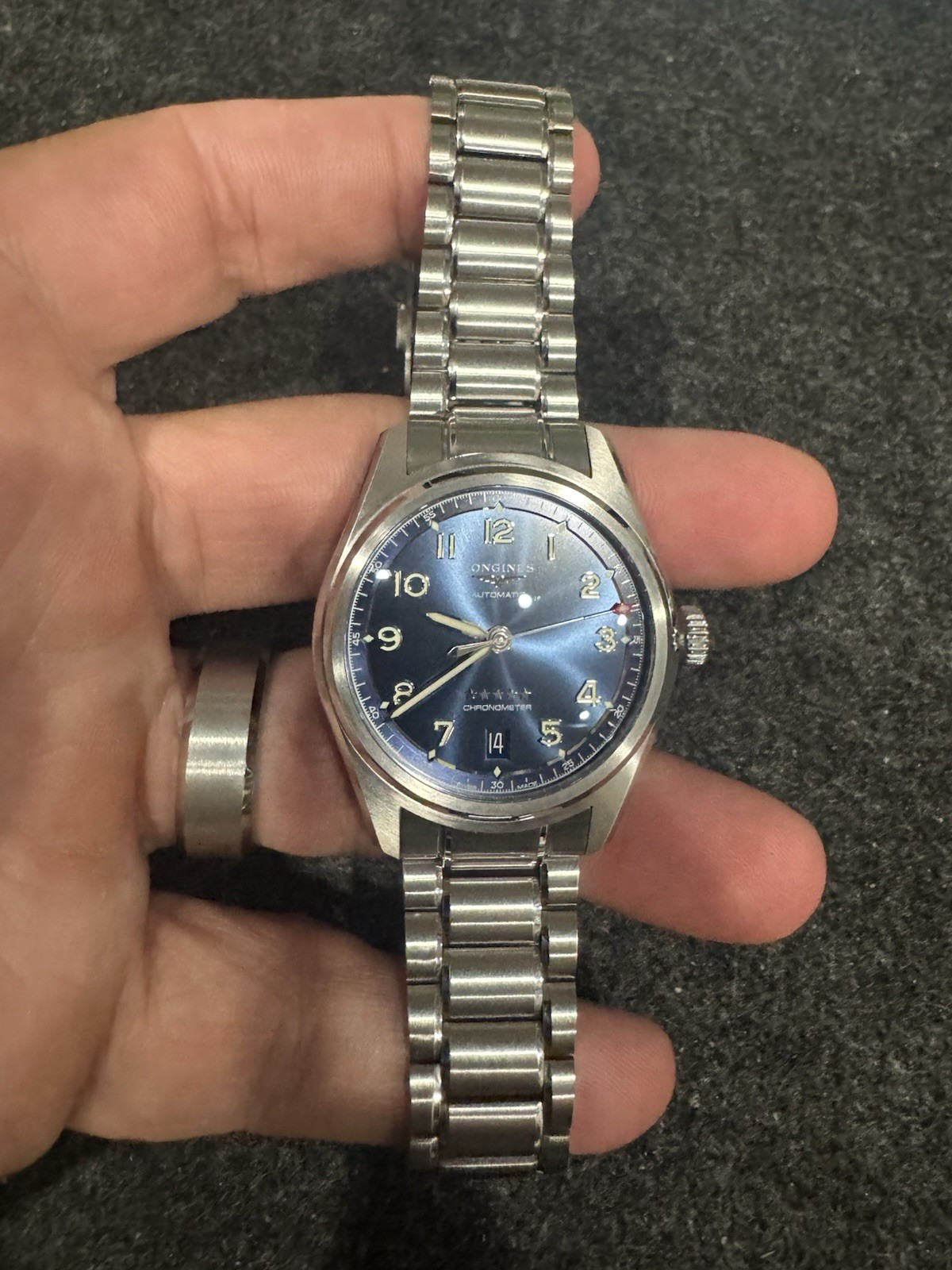 Longines Spirit 37mm Blue Men’s Watch – L3.810.4.93.6