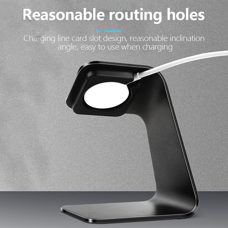 1Pc Aluminum Alloy Charger Stand Holder for Watch Charging Cradle Stand Station