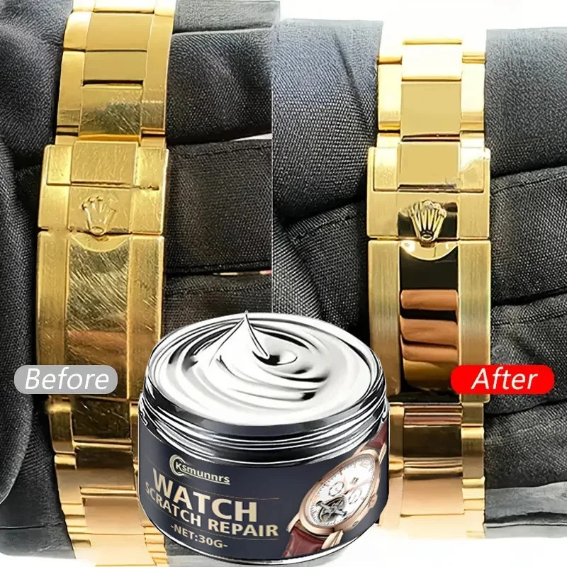 Watch Polishing Paste: Strap/Screen Scratch Removal, Metal Frame Renewal, Shine