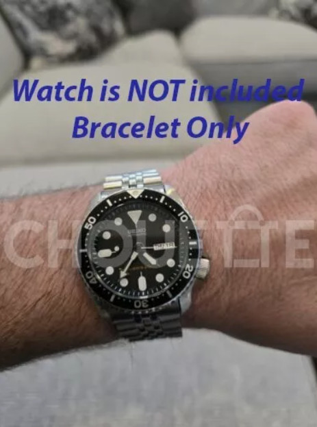 Seiko SKX007, SKX009 22mm Jubilee Stainless Steel Bracelet with PINS – 44G1JZ –