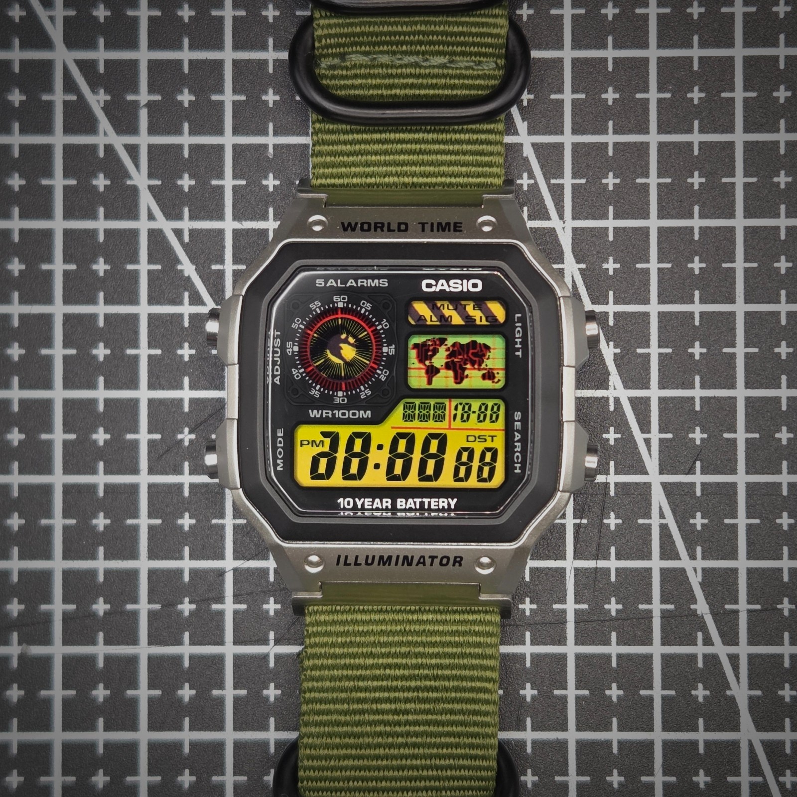 New Casio Royale AE1200 Mod – Apex Tracker (Jurassic Edition)