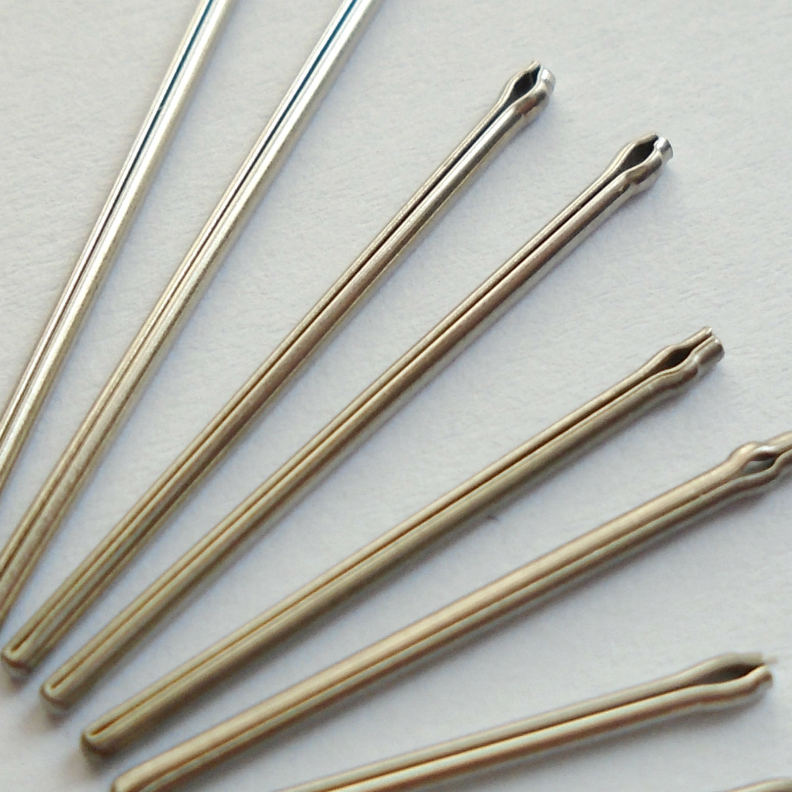 2 x SPLIT PINS BARS for Watch Bracelet Links 1mm STAINLESS STEEL Sizes 4 – 29mm