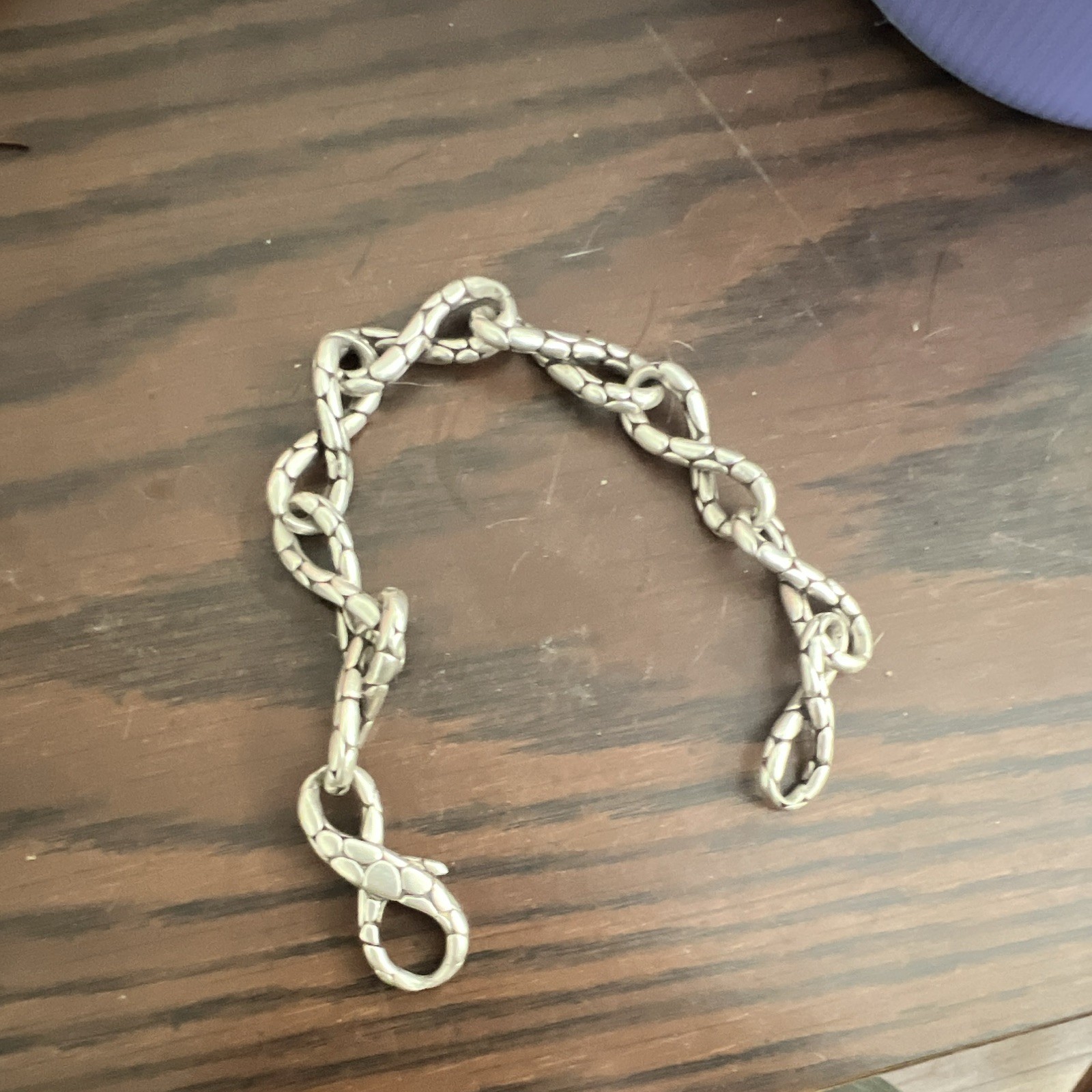 John Hardy Silver Bar Link Chain Bracelet, Chain Style, Metal, No Stone