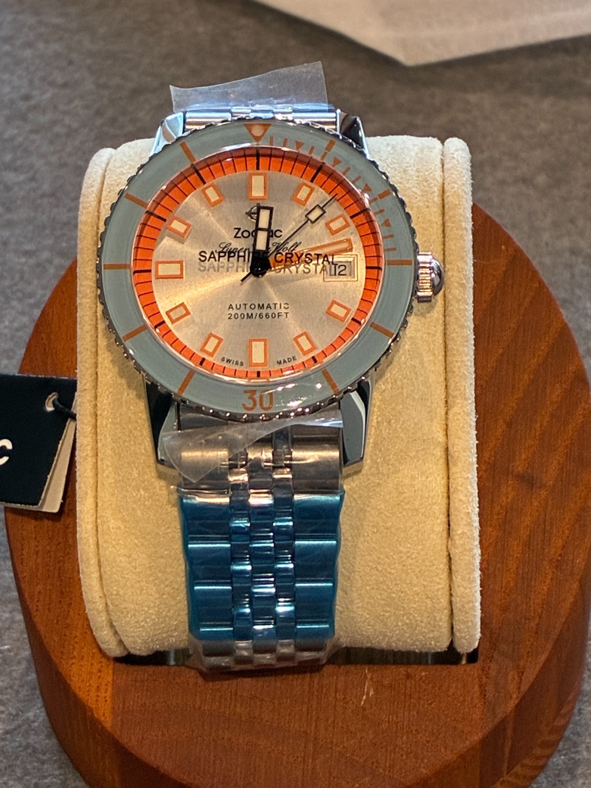 [BNIB] Zodiac Super Sea Wolf “Gulf” Diver ZO9304 – Unworn, Full Factory Set