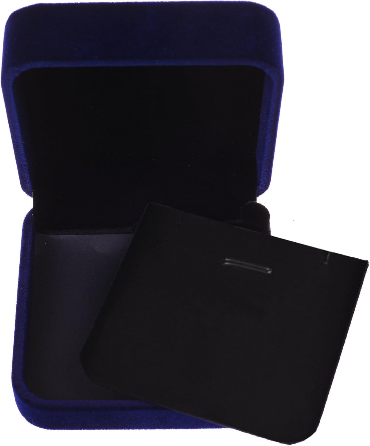 Chic Velvet Necklace Gift Box in Royal Blue – Ideal for Engagements & Birthdays