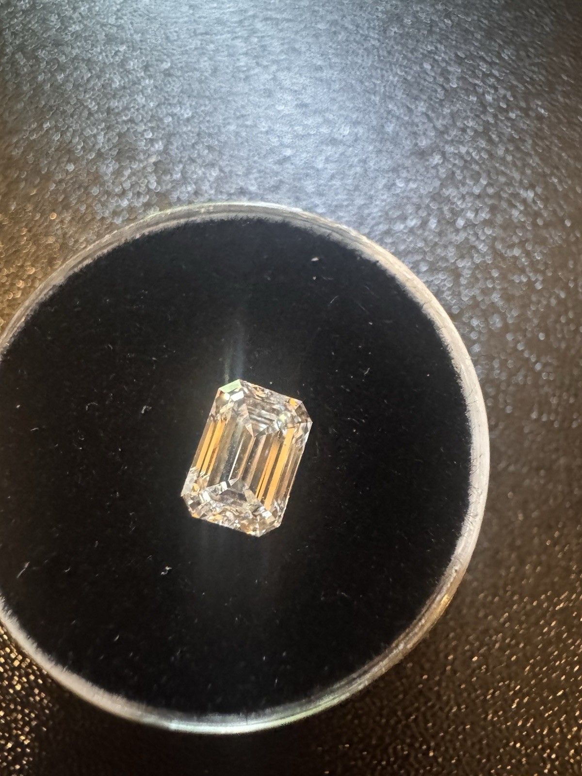 Lab Grown 1.02 Cts EMERALD Cut IGI Certified CVD Diamond D Color VVS2 Clarity