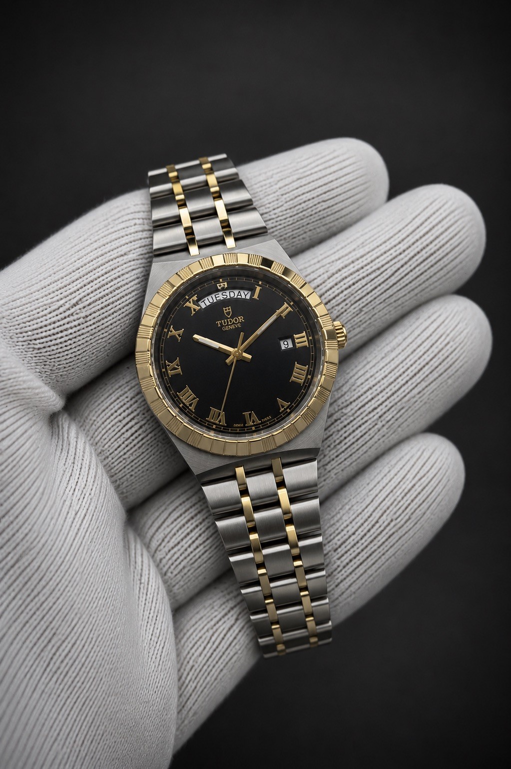 Tudor Royal Day-Date 41 Ref. 28603 Full Set Automatic Steel/Gold