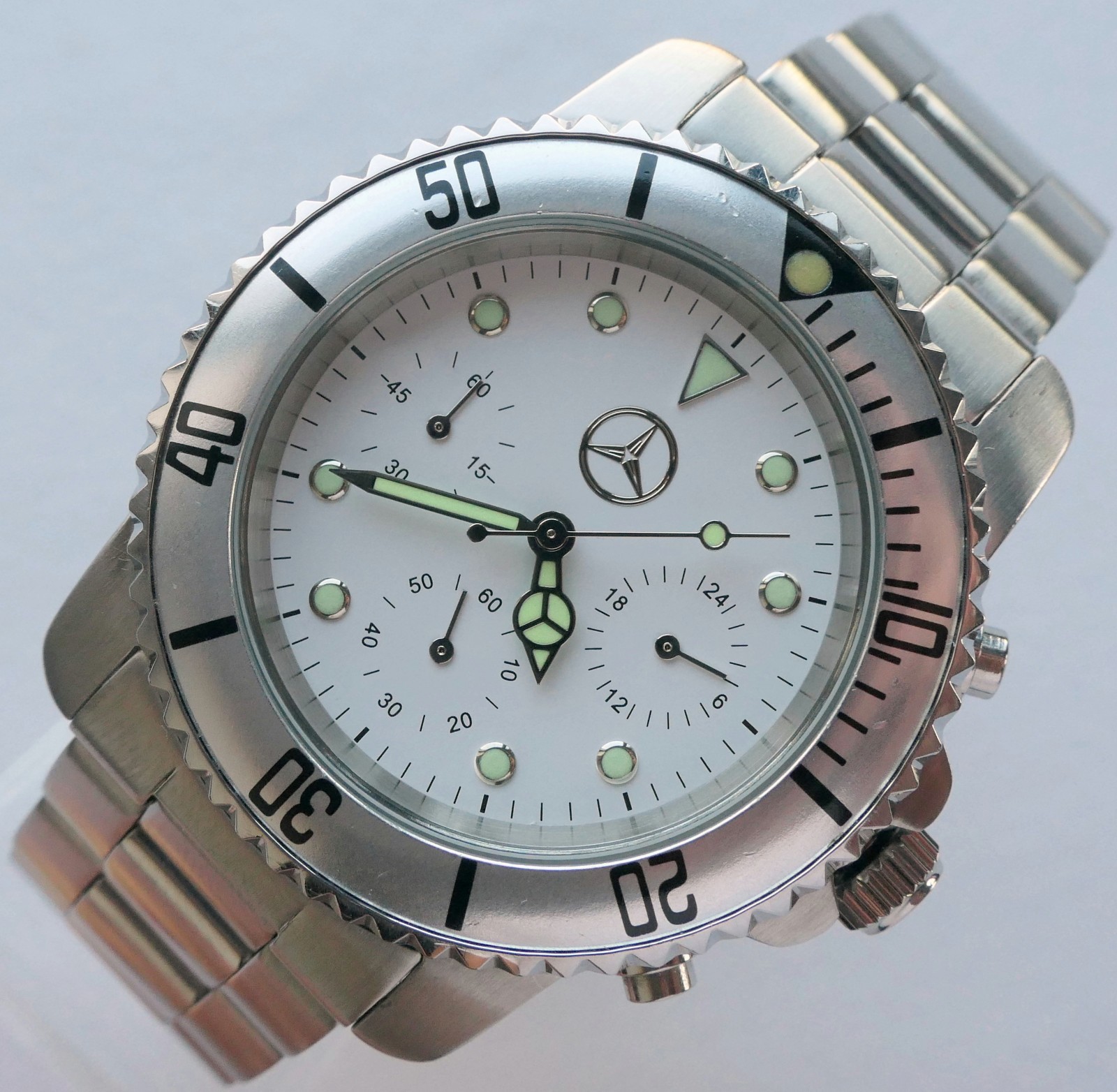 Mercedes Benz Classic Driver Racing AMG Sport Car Accessory Chronograph Watch