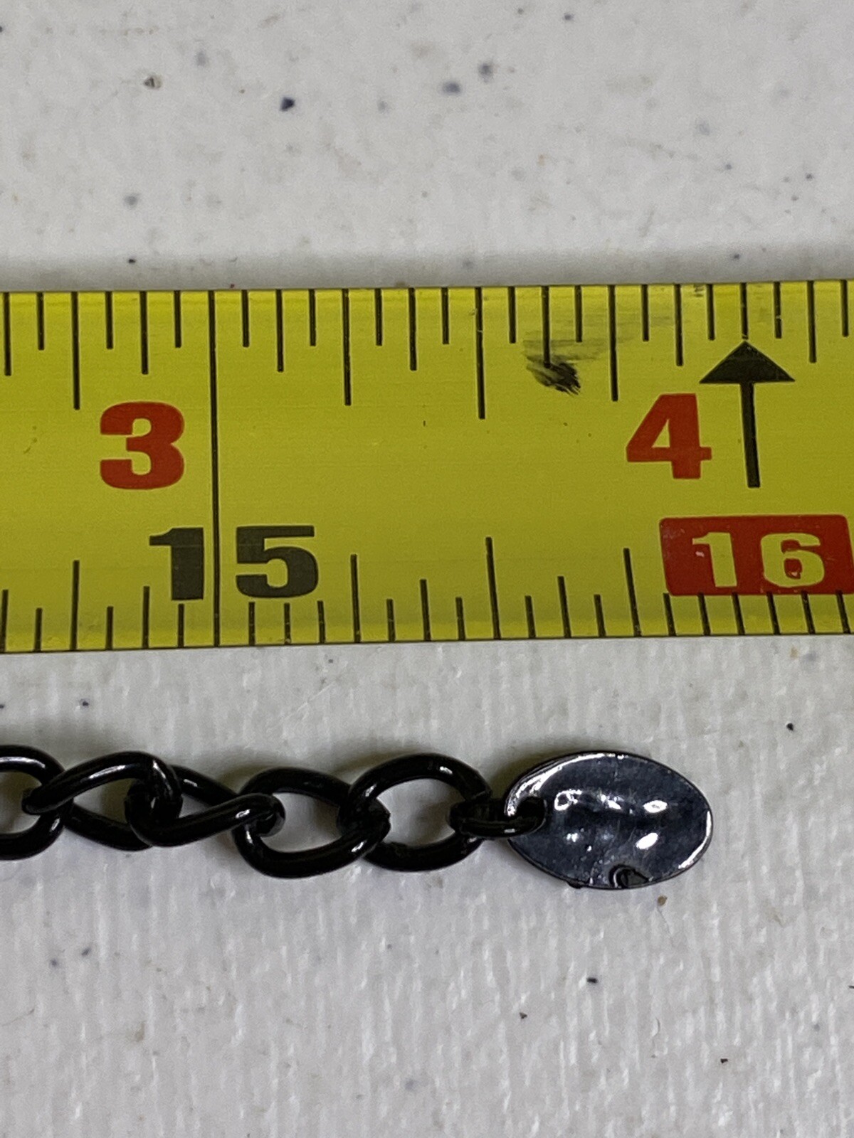 ZARA necklace diamond shape pattern rhinestone 15.5”