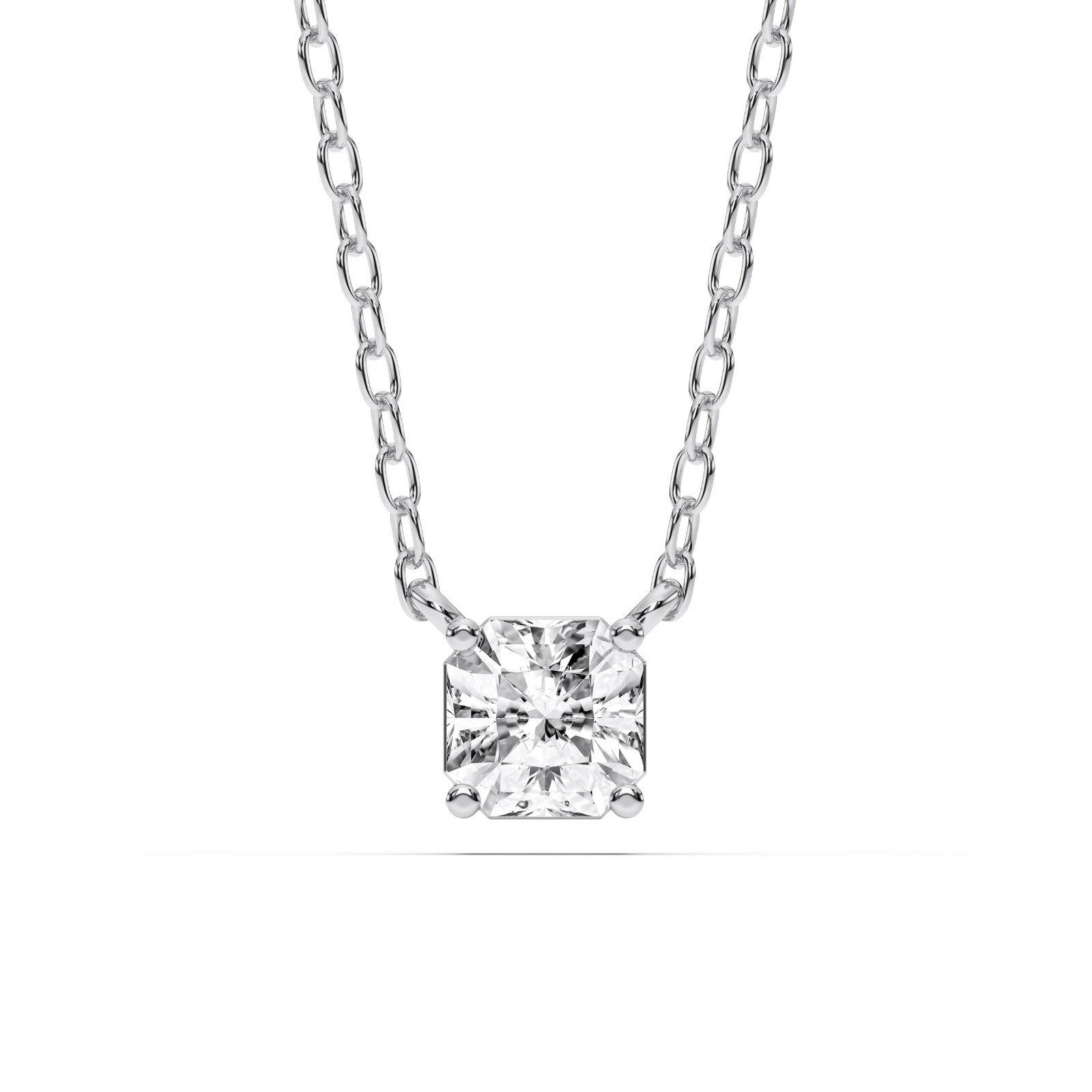 IGI Certified Lab Grown Diamond 1.00 CT Solitaire Pendant Necklace 14k Yellow
