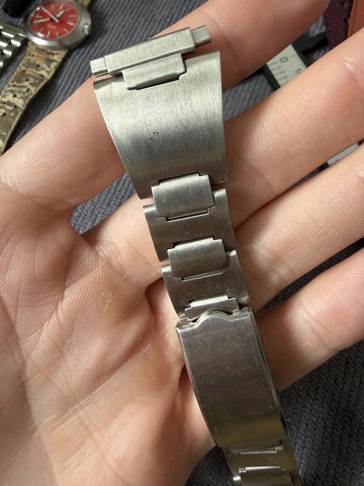 Vintage Steel Watch Strap 16 to 20 mm top quality