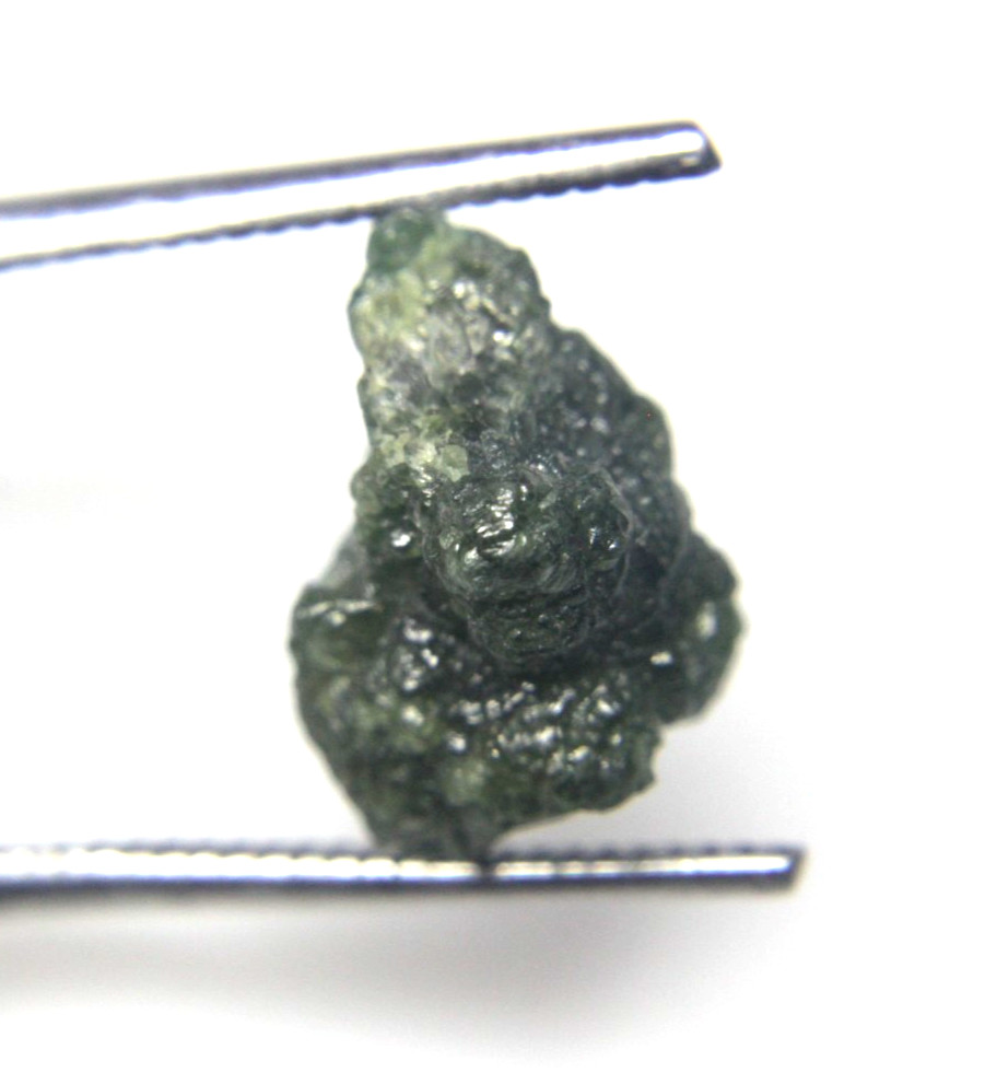 6.85CTS/1 PIECE REAL RAW UNCUT GREEN ROUGH DIAMOND 14.30×10.25×8.45 MM
