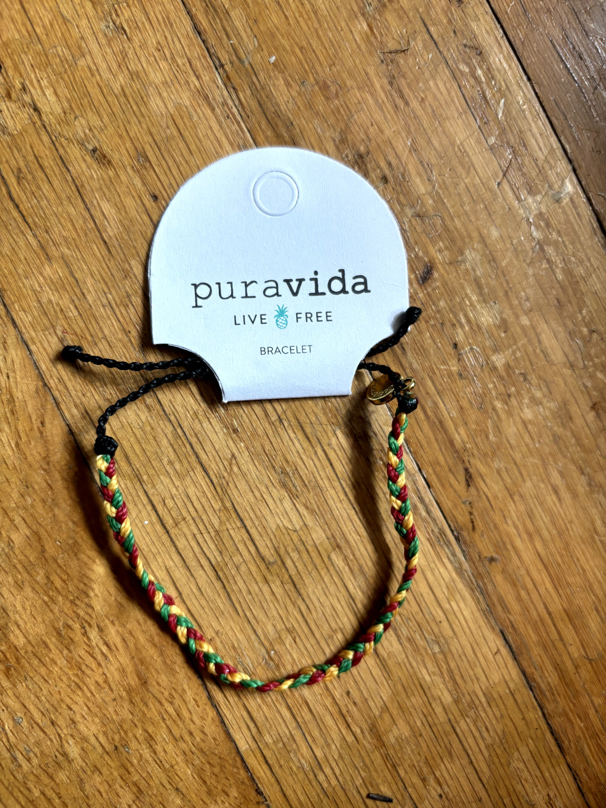 pura vida bracelet support Jamaica Red Green & Gold