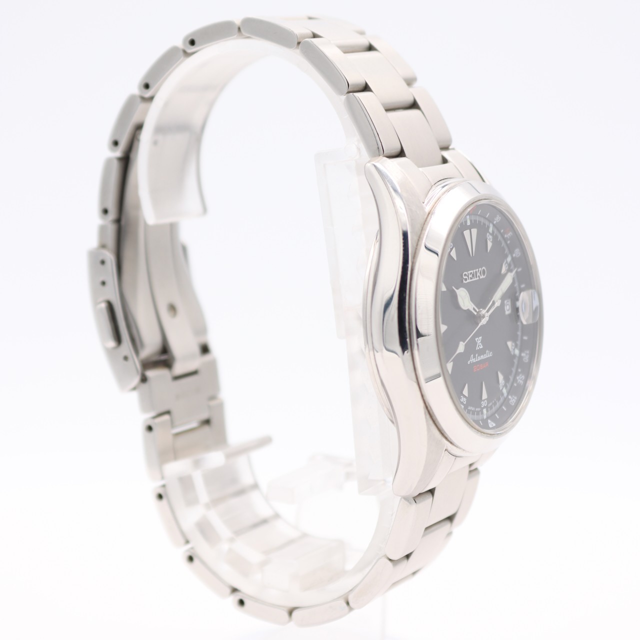 38mm Seiko SPB117J1 Prospex Alpinist Men’s Automatic Wristwatch Stainless Steel