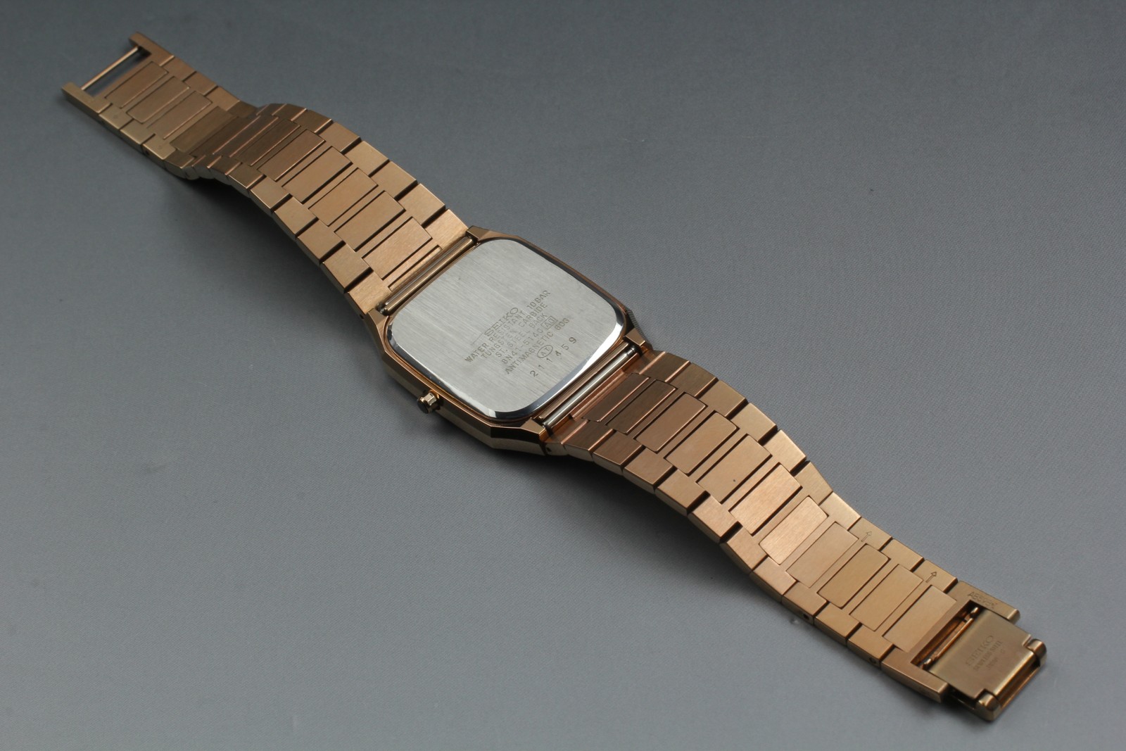 [Near MINT] SEIKO Dolce 8N41-5140 29mm Gold Dial Tungsten Quartz Men’s Watch
