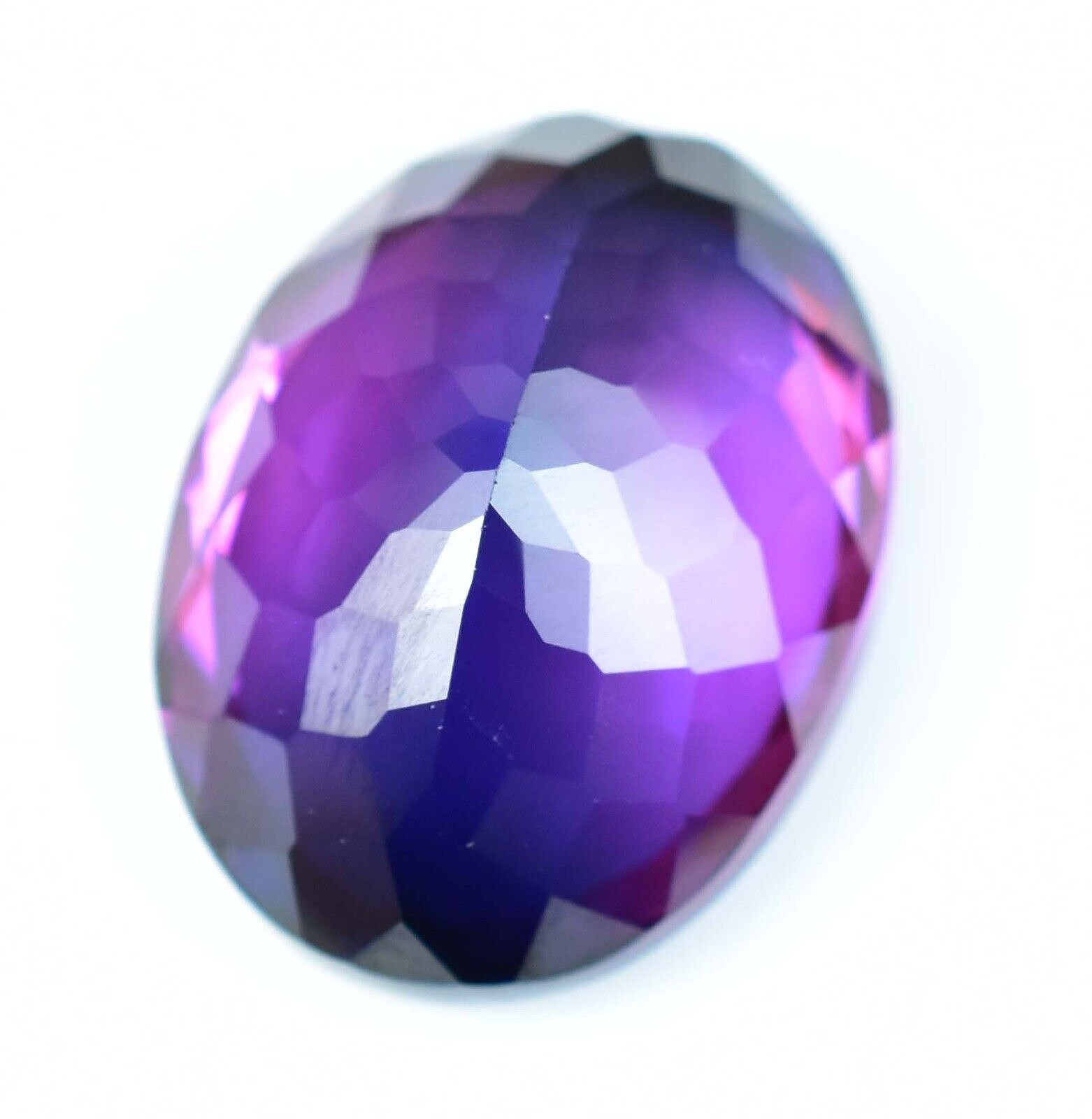 Flawless Natural Purple-Blue Tanzanite 28.80 Ct Oval IF Certified Loose Gemstone