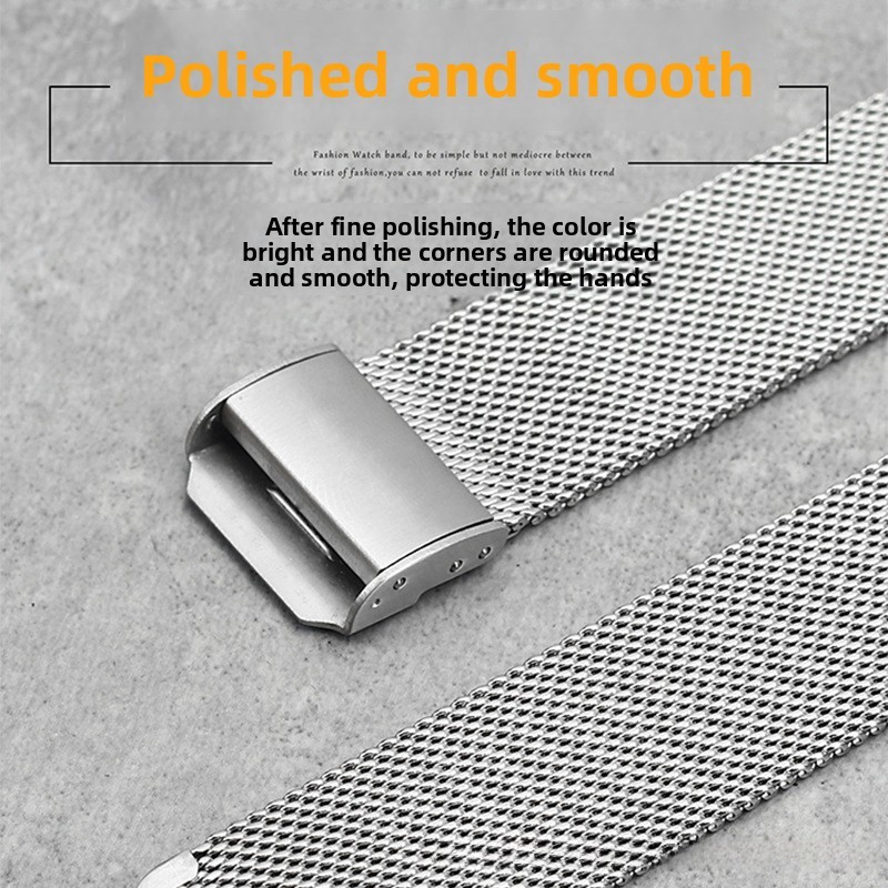 Premium Milanese Mesh Watch Band Strap Stainless Steel Braided Bracelet 12-24mm