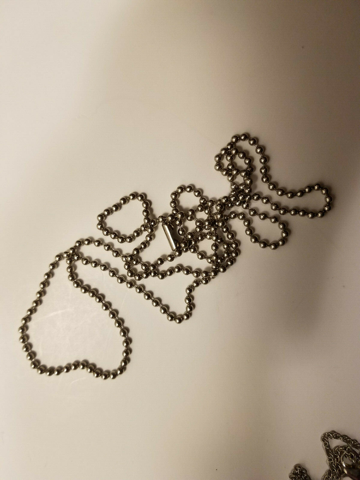12 Piece Mixed Necklace Chains of Various Types and Sizes Misc Jewelry