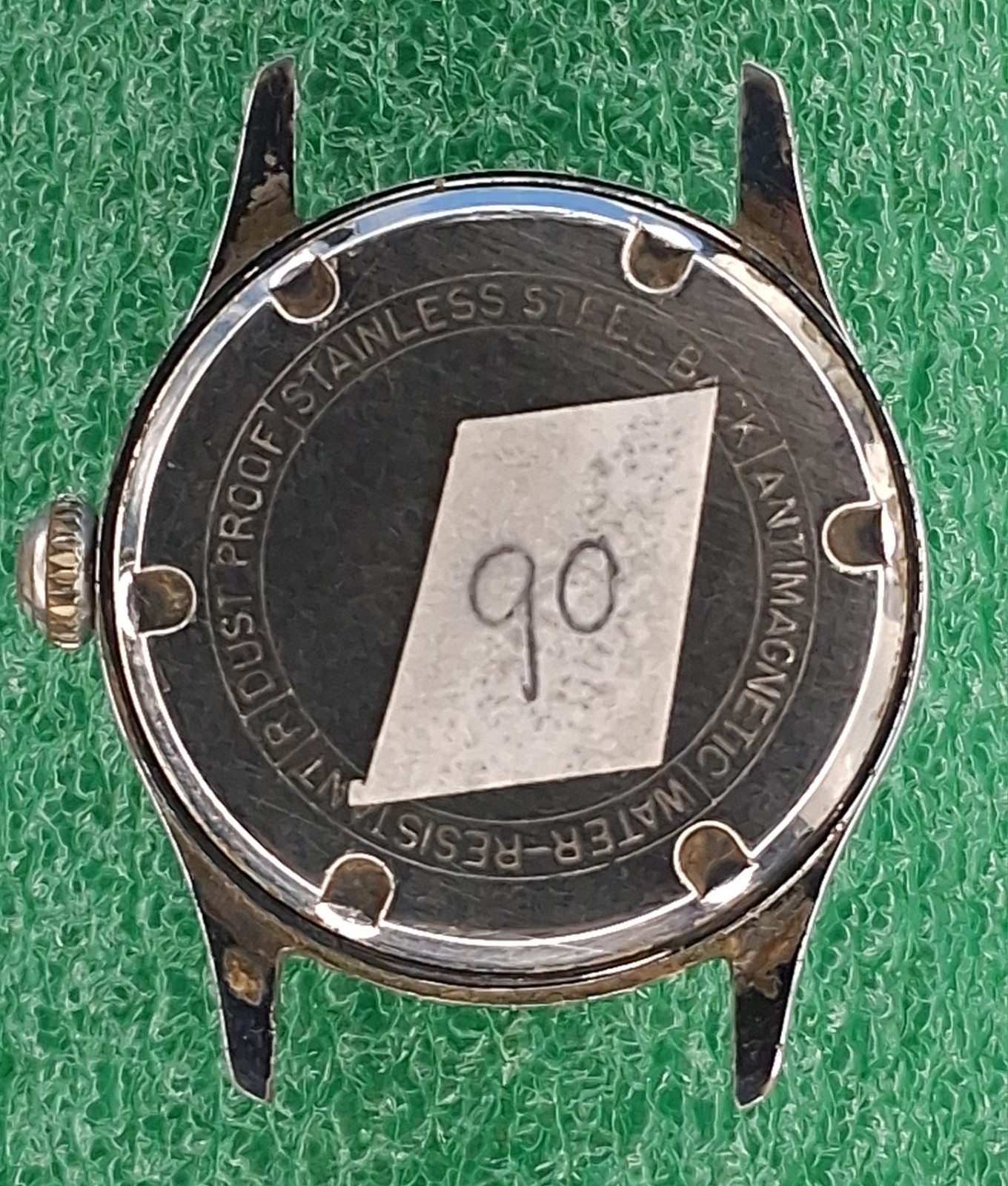 Lot W90 Mens Crosby 17J Military Manual Wind Up Movement Vintage Watch Parts