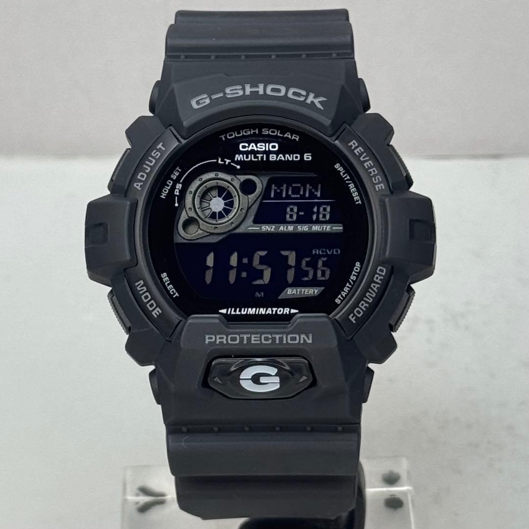 G SHOCK GW 8900A Radio Solar Black Inverted LCD Working