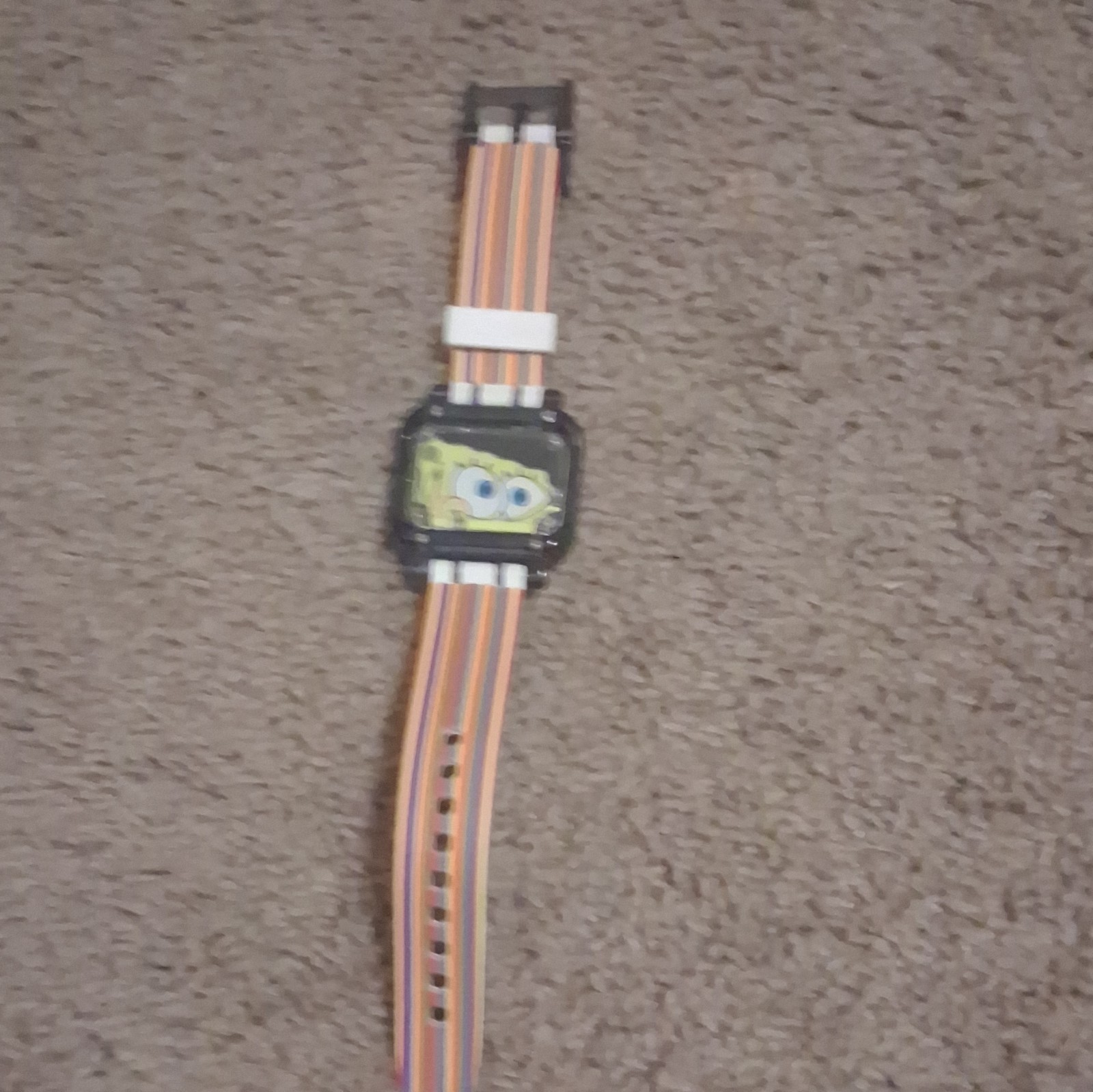 Nickelodeon SpongeBob SquarePants Digital Quartz Kids Watch Plastic Band