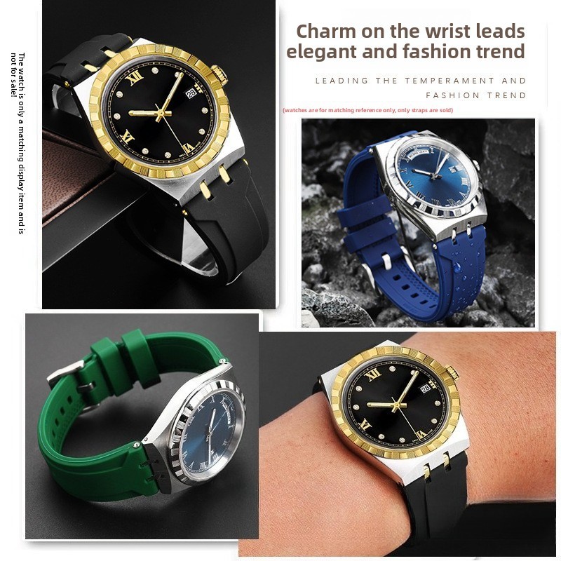 For Tudor Royal M28600 M28603 High End Waterproof Silicone Watch Strap Mens Band