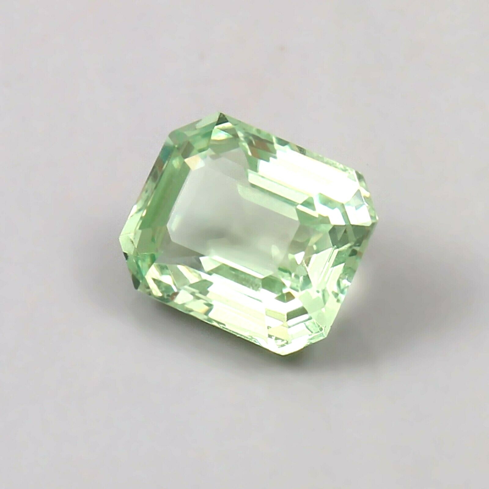 AAA Natural Flawless Green Ceylon Chrysoberyl Loose Radiant Cut Gemstone 11×9 MM