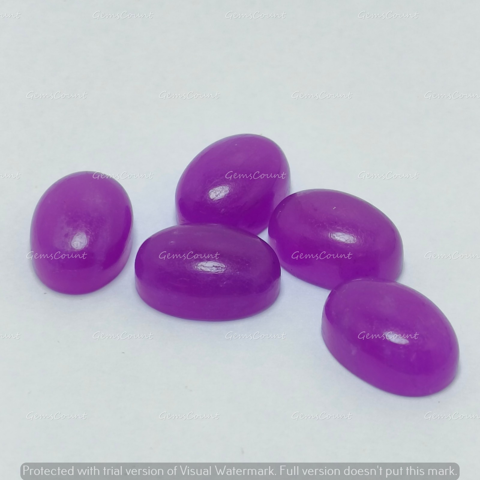 Natural Lavander Jade Oval Cabochon Handmade Gemstone 3x5mm-18x25mm