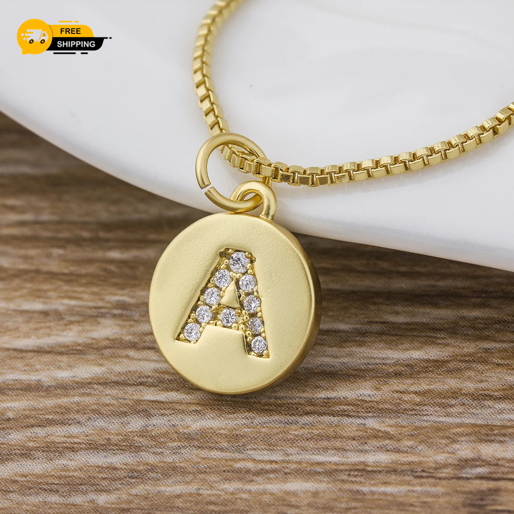 26 Letters Necklace Personal Initial Pendant Necklaces Choker Gift Women Jewelry