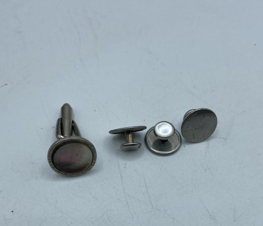 Vintage LARTER & SONS 6 Pc Cufflinks Set In Original Box Plus Bonus Pieces