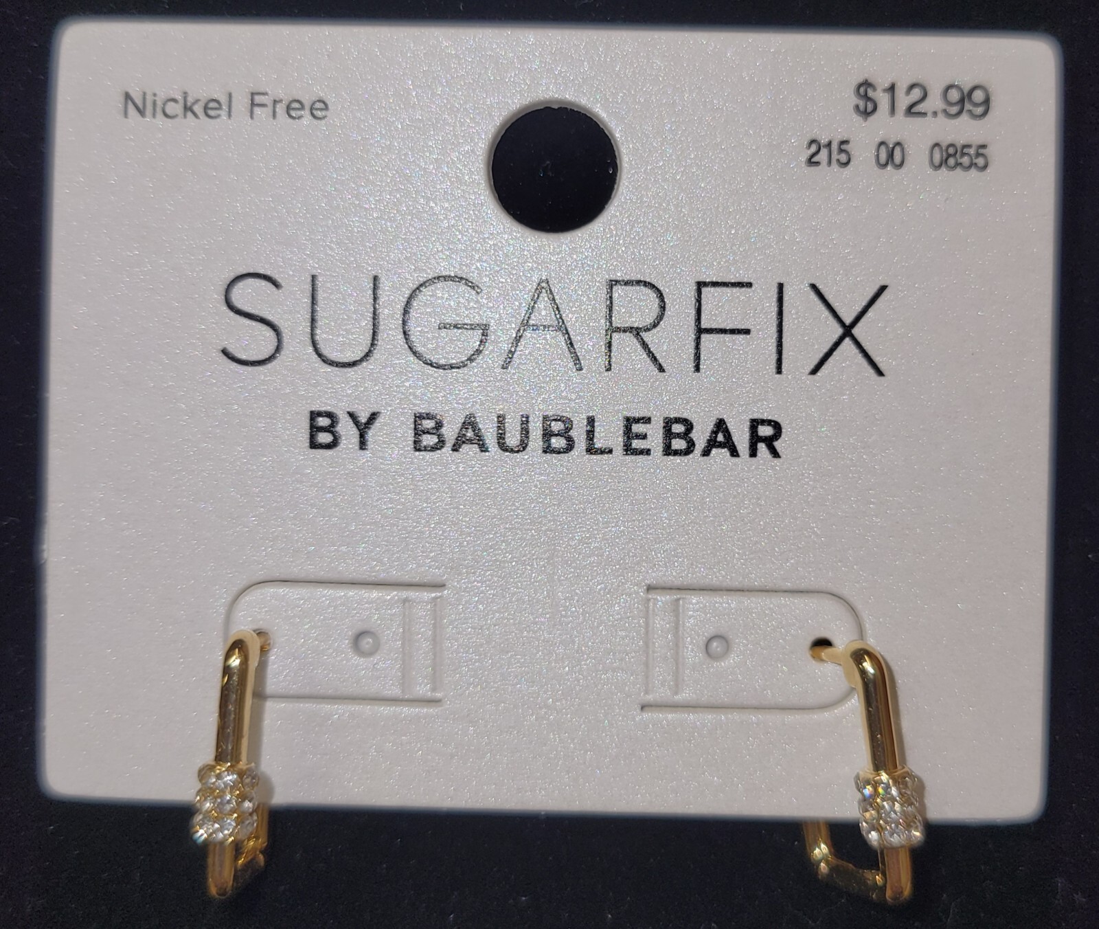 Sugar Fix By Baublebar Gemstone Classy Pierced Earrings Nickel Free Gold Tone.