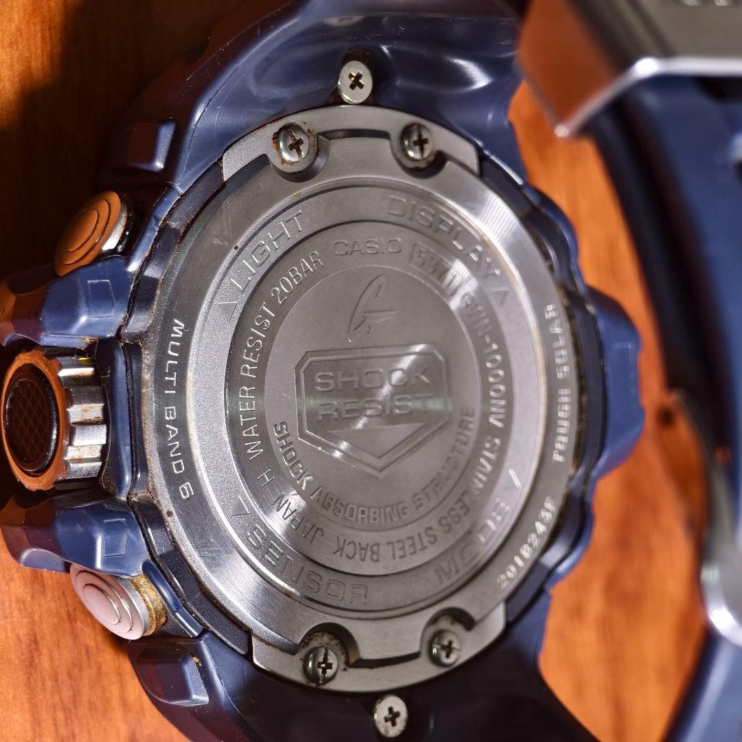 CASIO G-SHOCK GULFMASTER GWN-1000NV-2AJF Solar Powered Radio Controlled Navy