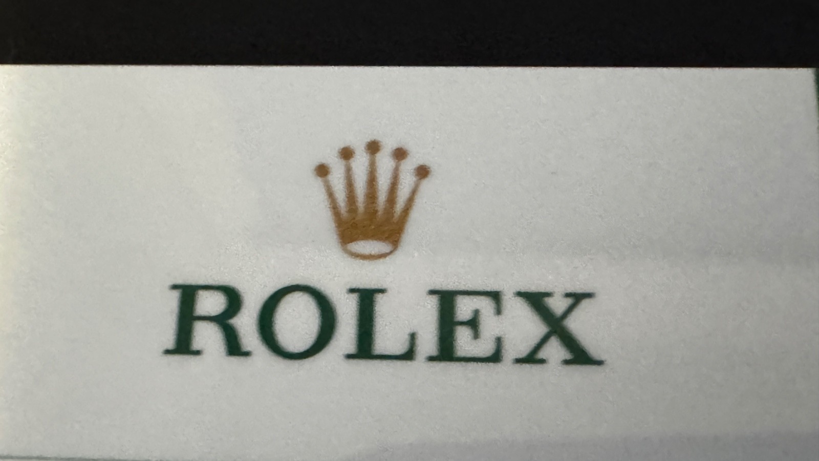 Genuine Rolex Yacht-Master 40 116621 Warranty Guarantee Card Authentic OEM Card