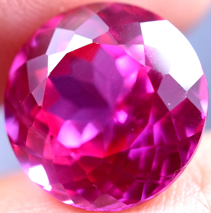 Extremely Rare & Natural 12.45 Ct SUNRISE RUBY GGL Certified Loose Gemstone