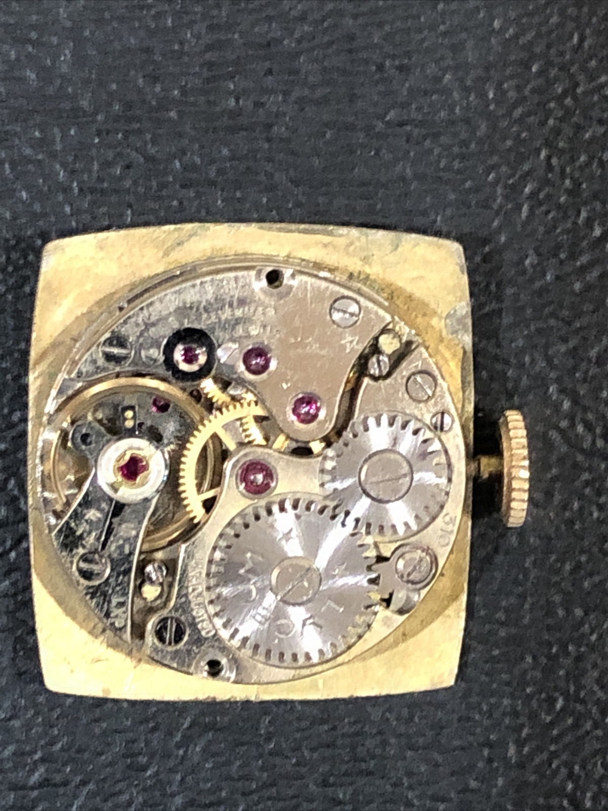Vintage Lyceum Watch 10K Gold-Filled Curvex 17 Jewels Swiss Deco Nice ***RUNS***