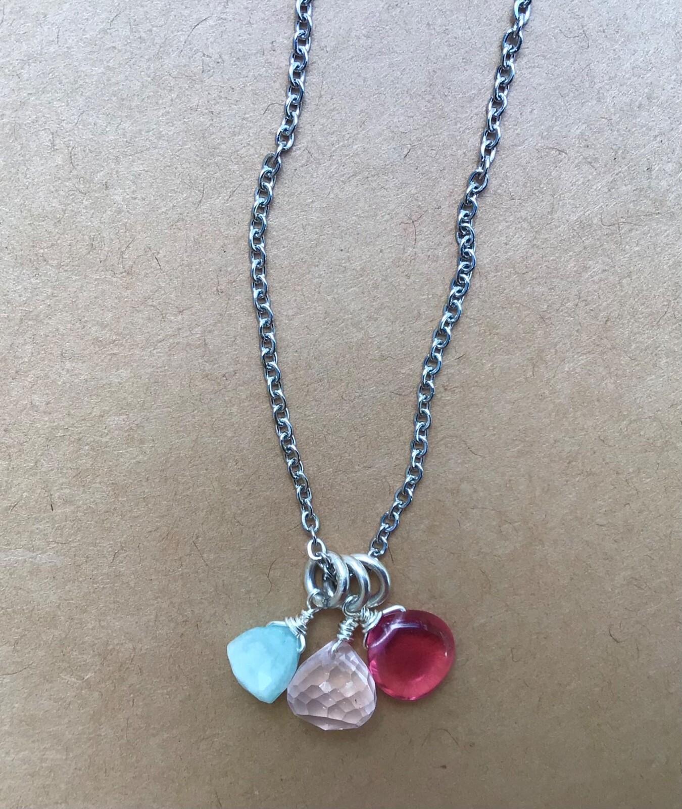 NEW SUNDANCE CHARM HANDMADE NECKLACE ARTISAN NATURAL GEMSTONE JEWELRY