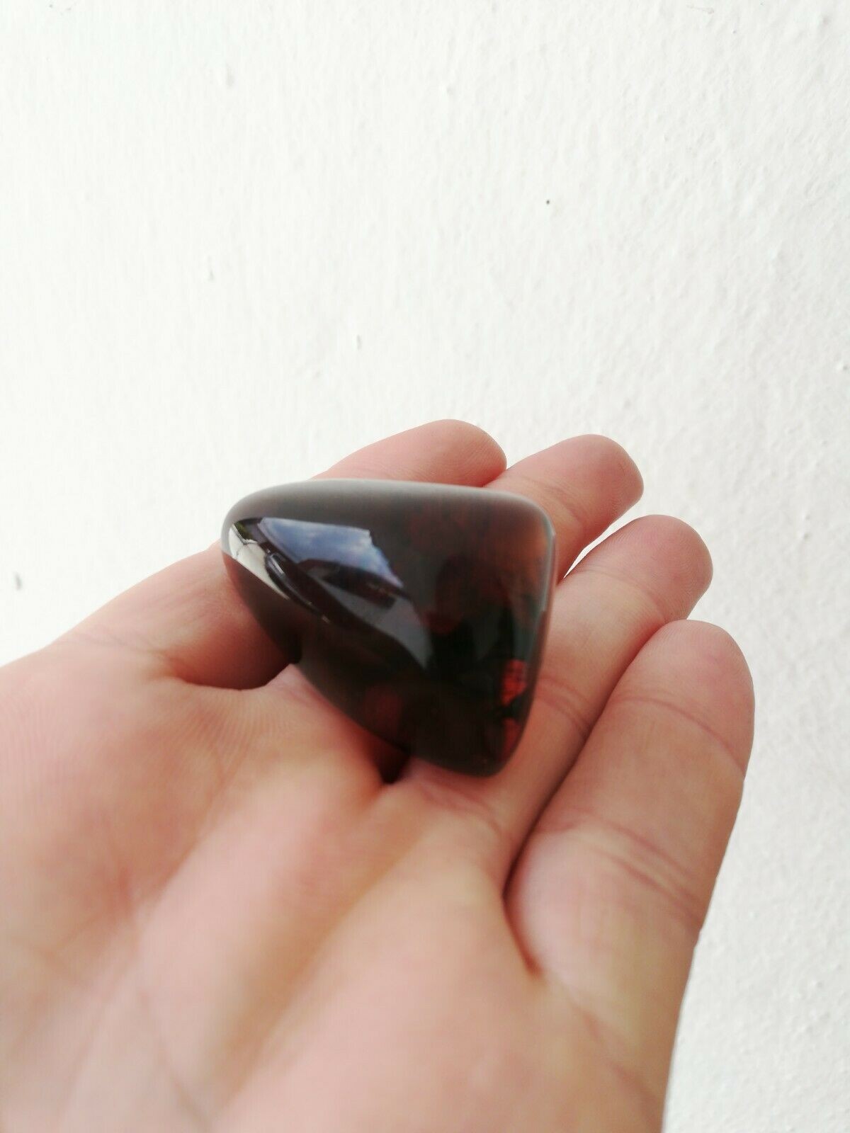 Red Mexican Amber 15.7g Nice Drop shape pendant