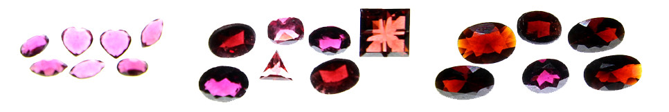 Garnets Mixed Shapes Faceted – 2.0mm to 6.5mm – Approx 20 pcs – LT16