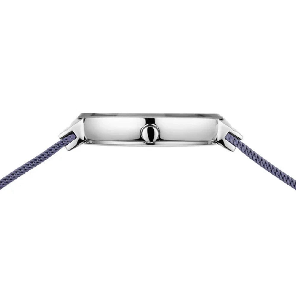 Bering Classic Stainless Steel Lavender Dial Ladies Quartz 31mm Watch 10131-909