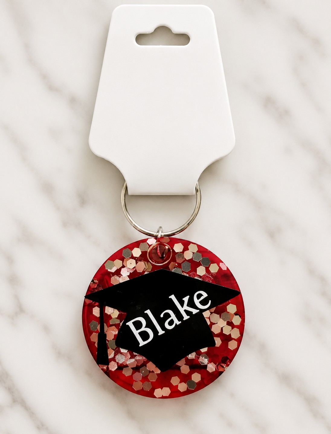 GRADUATION Keychain GIFT Personalize w/ NAME & YEAR Handmade CLASS OF 2024 2025