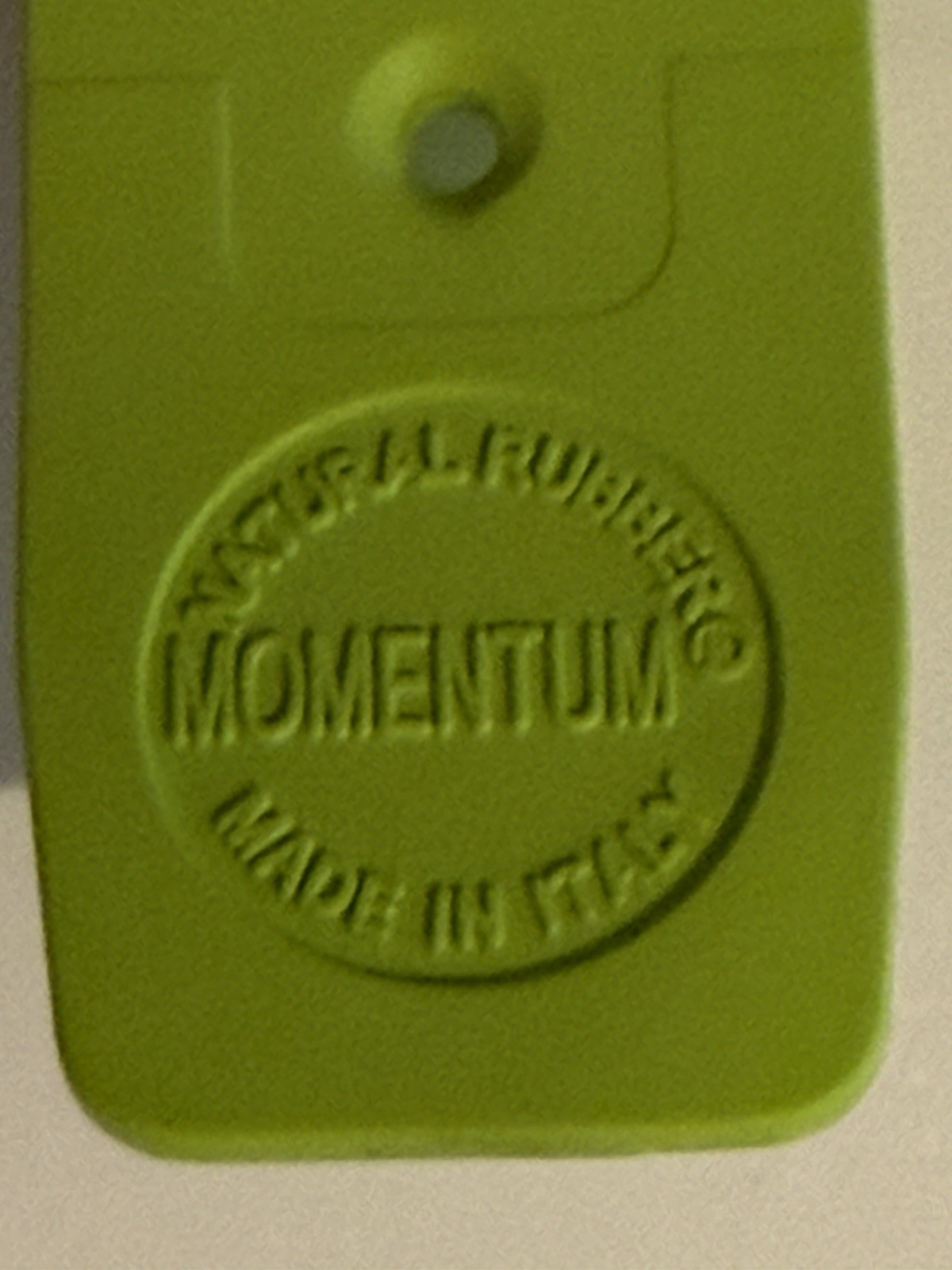 Momentum M1 Dive Watch White Dial Lime Green Rubber Strap 20ATM Stainless Steel
