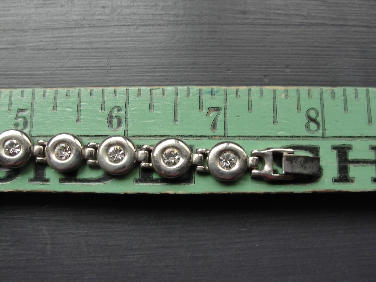 Vintage Cache Quartz Ladies Watch CA-318 Rhinestones Band Runs, New Battery