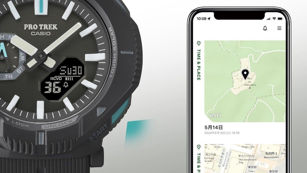 CASIO PROTREK PRJ-B001B-2JF Hiker Line Gray Tough Solar Diver 100m NEW Japan Wat