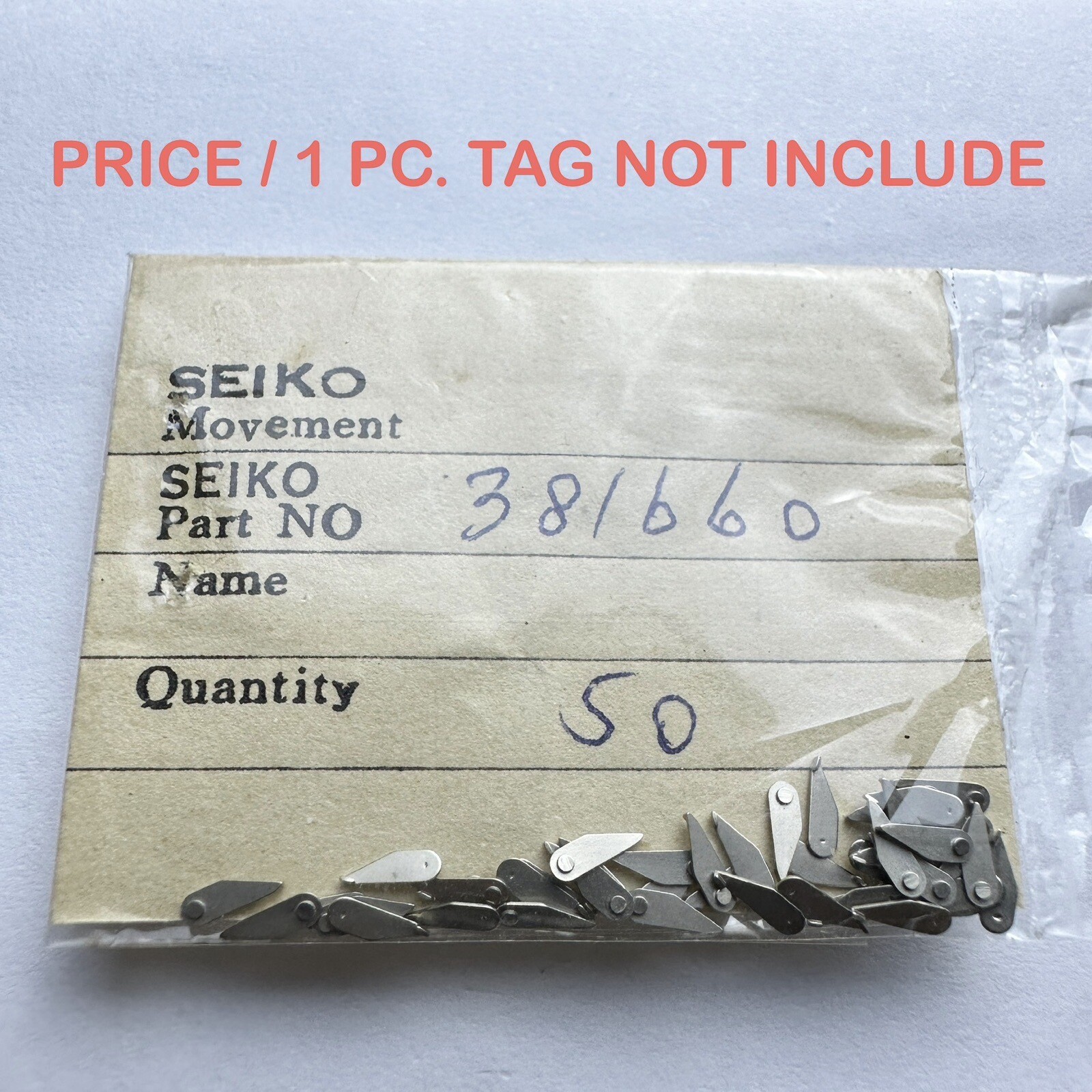 NOS “CLICK” SEIKO 205 375 436 4361 66 6602 6640 6642 6659 6660 957 / 381660