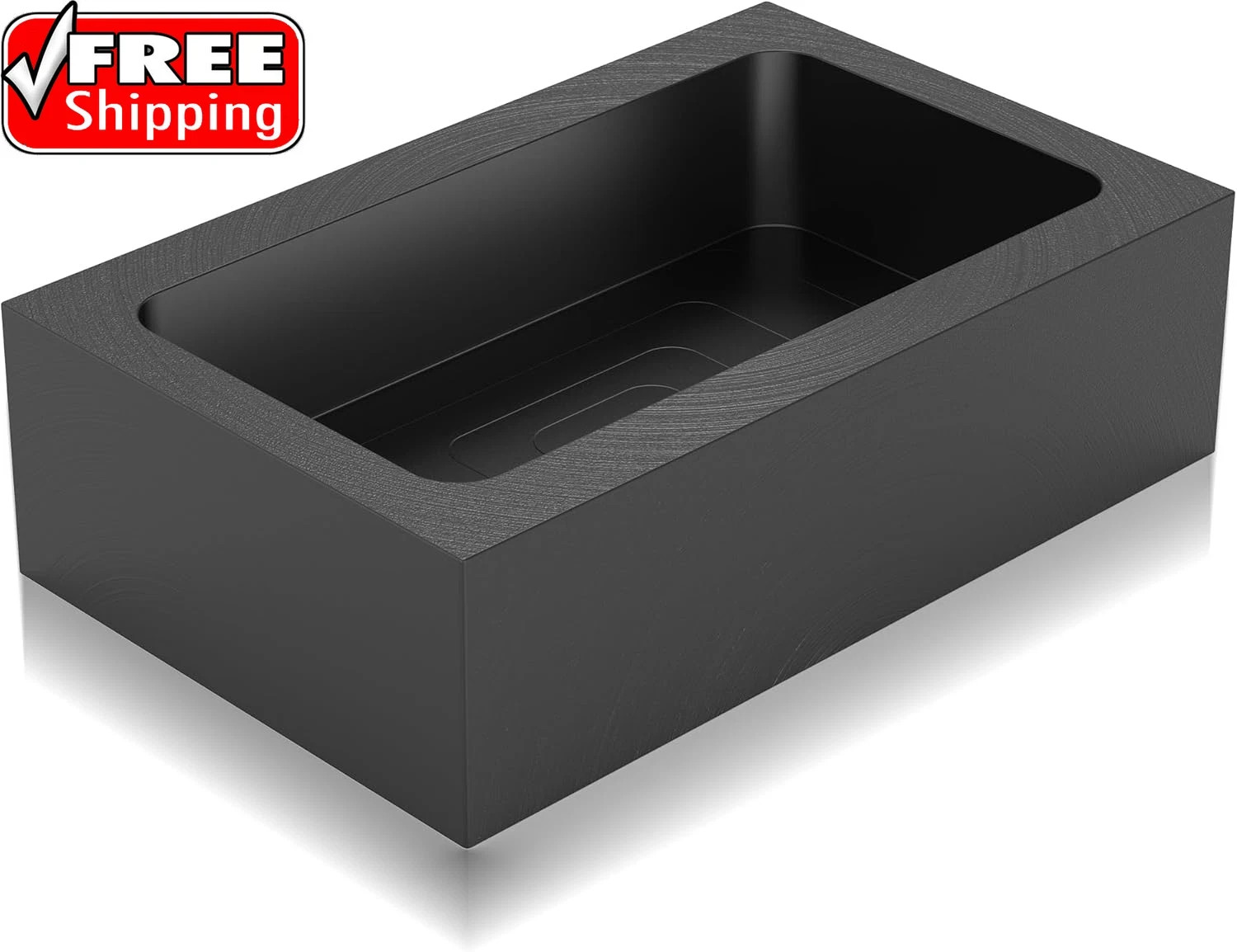 Mmasters 2.5Kg Premium Graphite Ingot Mold for Metal Casting – High-Purity Mater