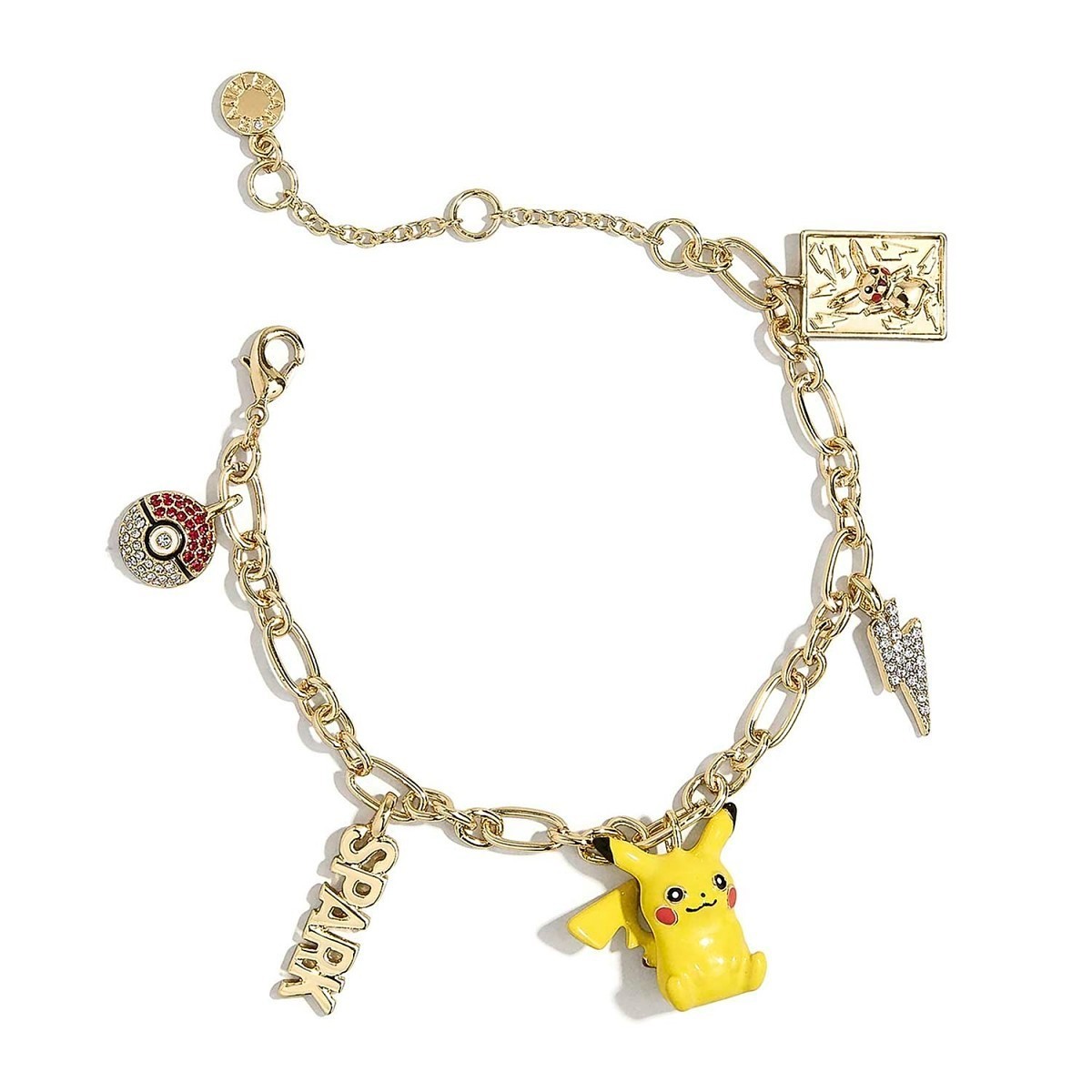 Pokémon Center × BaubleBar: Pikachu Charm Bracelet – Pokemon EXCLUSIVE Jewelry