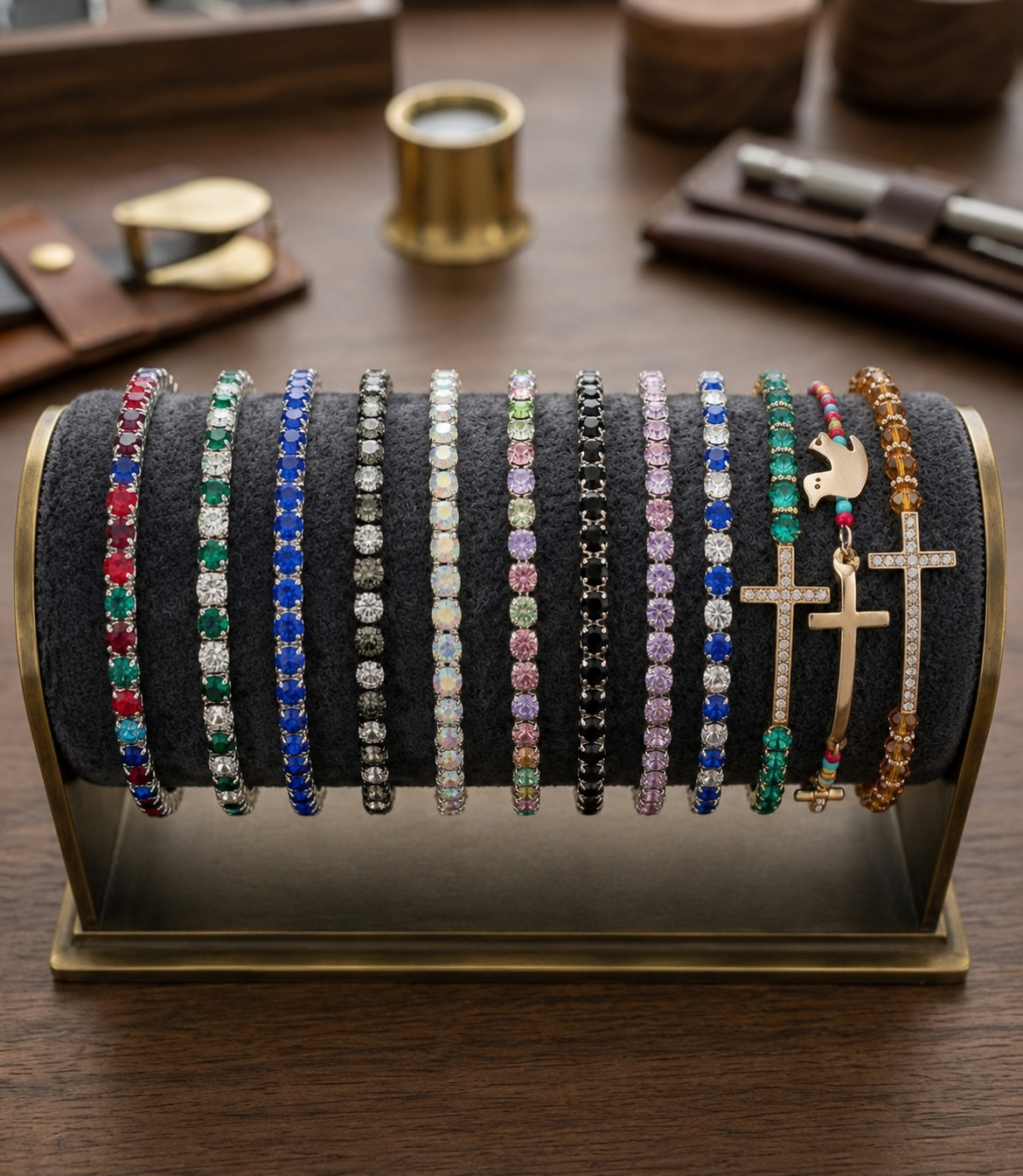 Sapphire Emerald Gemstone Tennis Bracelets | Choose Your Style