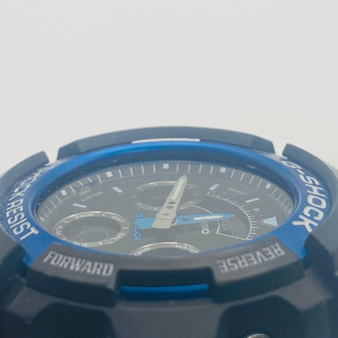 CASIO G-SHOCK AW-591 Black Blue Analog-Digital Watch